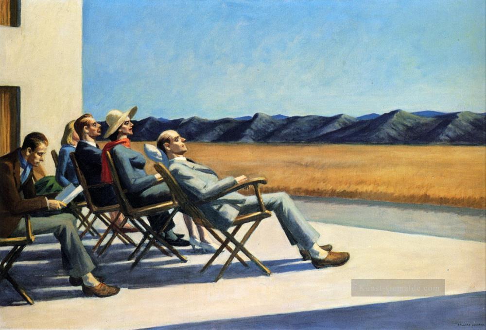 Menschen in der Sonne Edward Hopper Ölgemälde